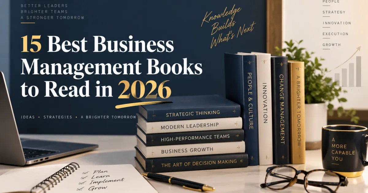 15 Best Business Management Books to Read in 2026