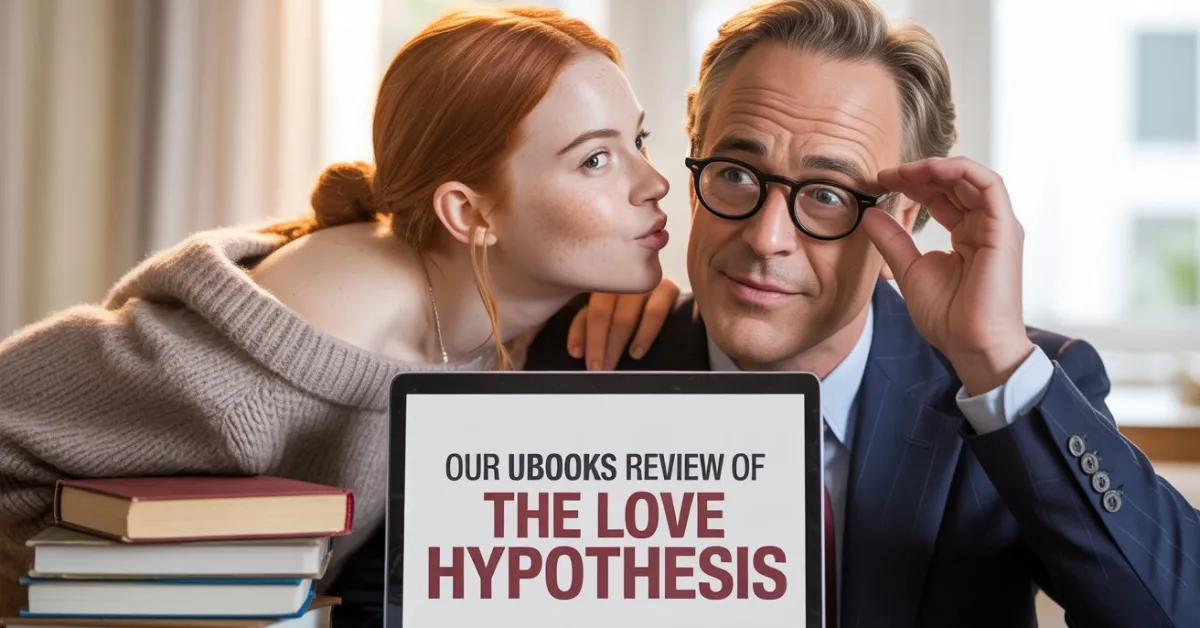 Fake Kissing a Grumpy Professor? Our ubooks Review of The Love Hypothesis!