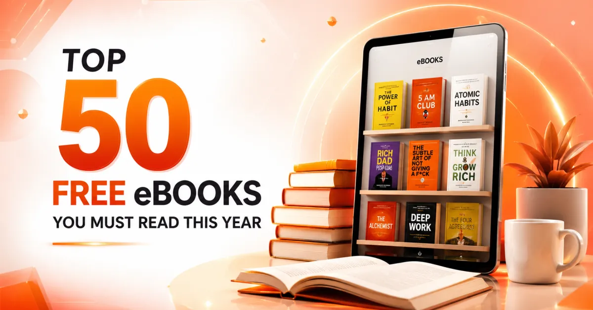 Top 50 Free eBooks You Must Read This Year